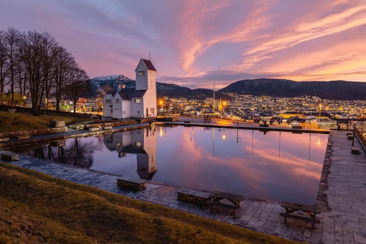 Dinbnb Apartments I 350M To Bryggen I Renovated 2023 I Quiet Top Apart Bergen Exteriér fotografie